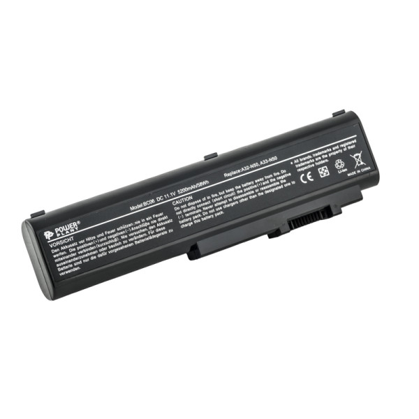 Аккумулятор PowerPlant для ноутбуков Asus N50VC (A32-N50) 11.1V 5200mAh
